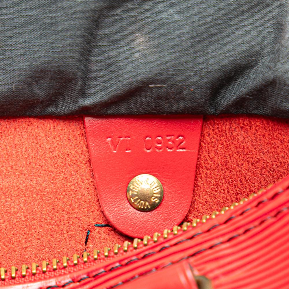 Louis Vuitton B Louis Vuitton Red Epi Leather Leather Epi Speedy 25 France