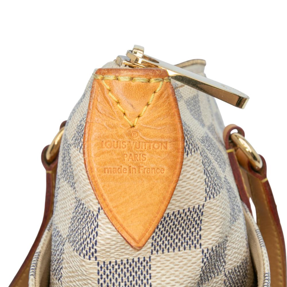 Louis Vuitton B Louis Vuitton White Damier Canvas Fabric Damier Azur Totally PM France