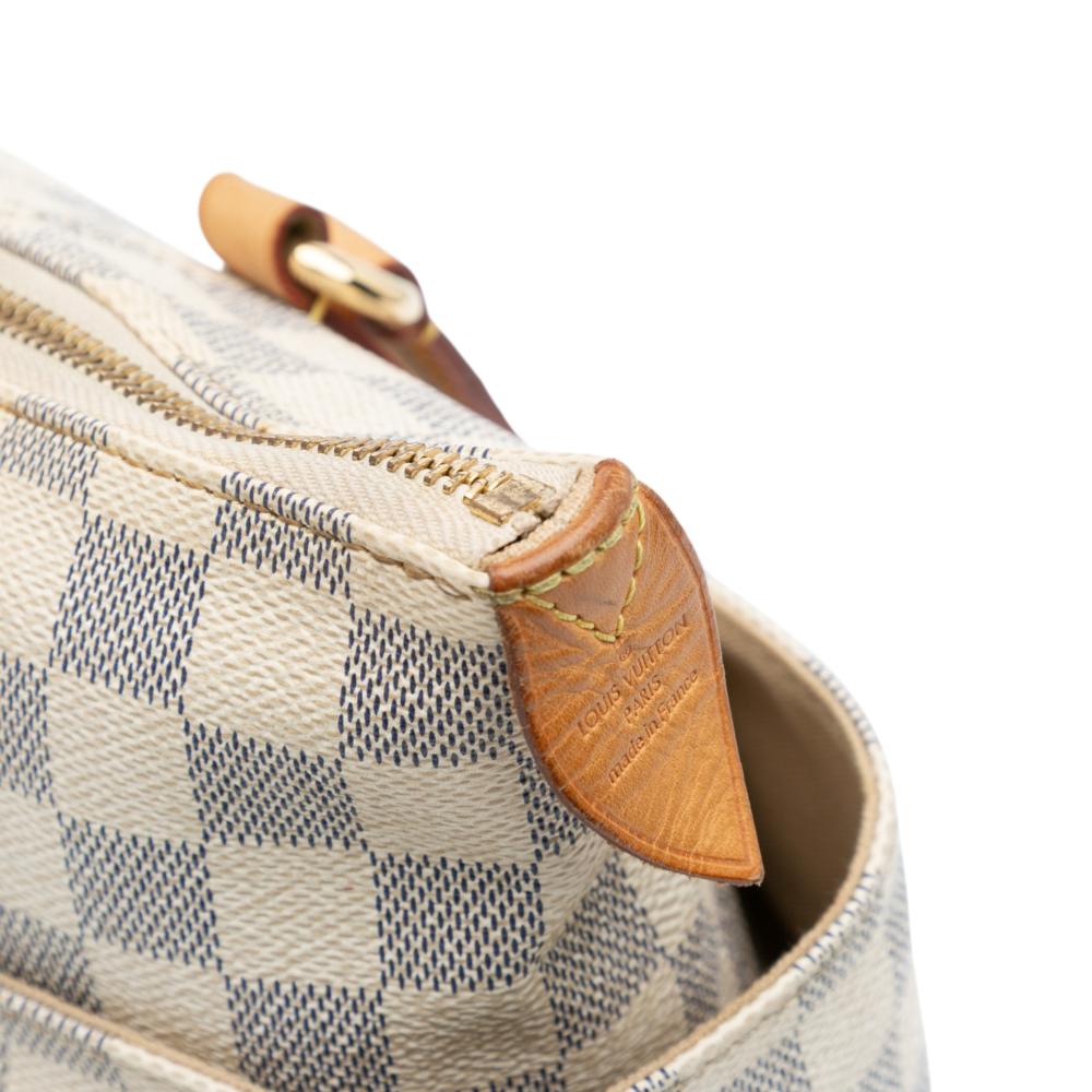 Louis Vuitton B Louis Vuitton White Damier Canvas Fabric Damier Azur Totally PM France