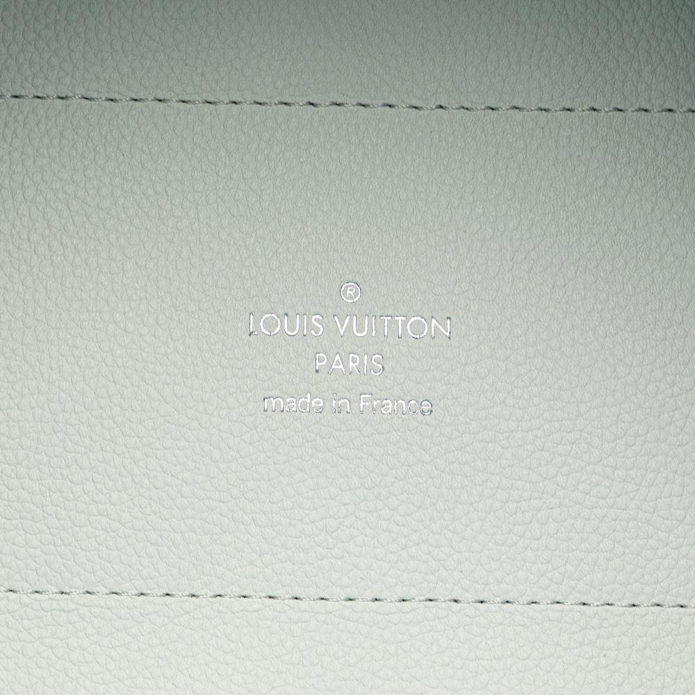 Louis Vuitton AB Louis Vuitton White Calf Leather Monogram Mahina Hina PM France