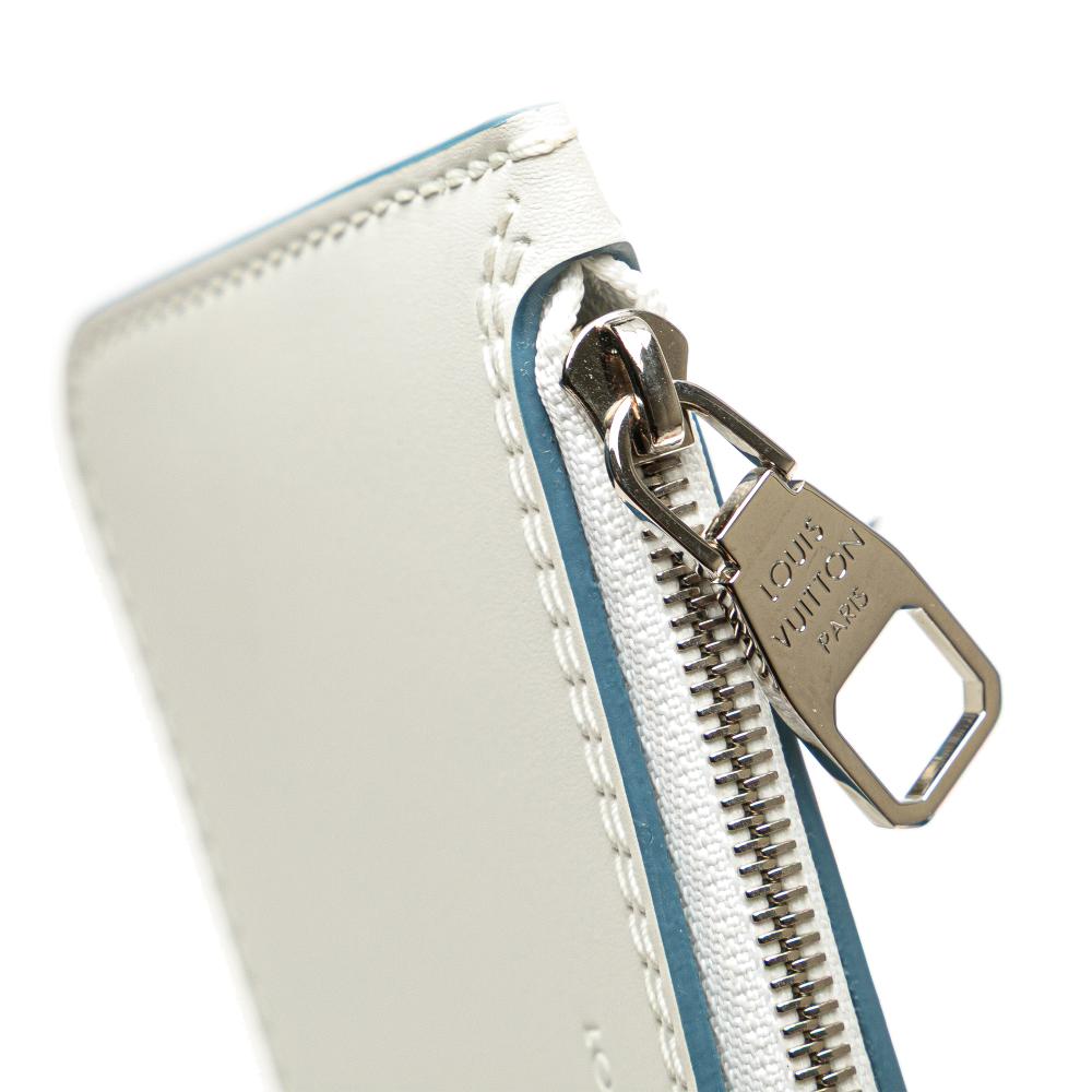 Louis Vuitton AB Louis Vuitton White Calf Leather Monogram Mahina Hina PM France