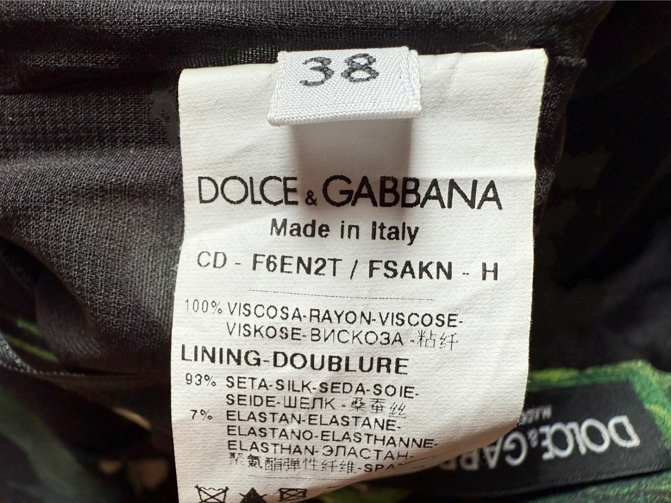 Dolce&Gabbana Robe froncée avec fleurs blanches