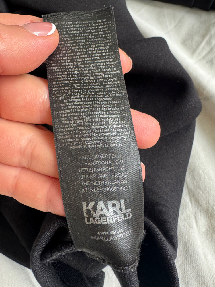 Karl Lagerfeld Robe en coton élasthanne