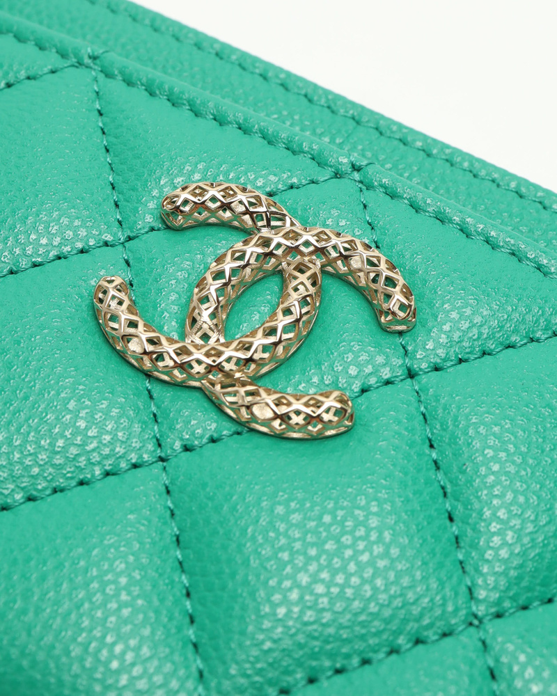 Chanel Matelasse Caviar Card Holder