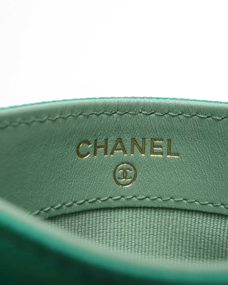 Chanel Matelasse Caviar Card Holder