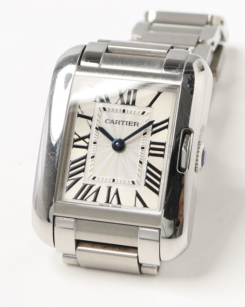 Cartier Tank Anglaise 23mm Ref 3485 Full Set Watch