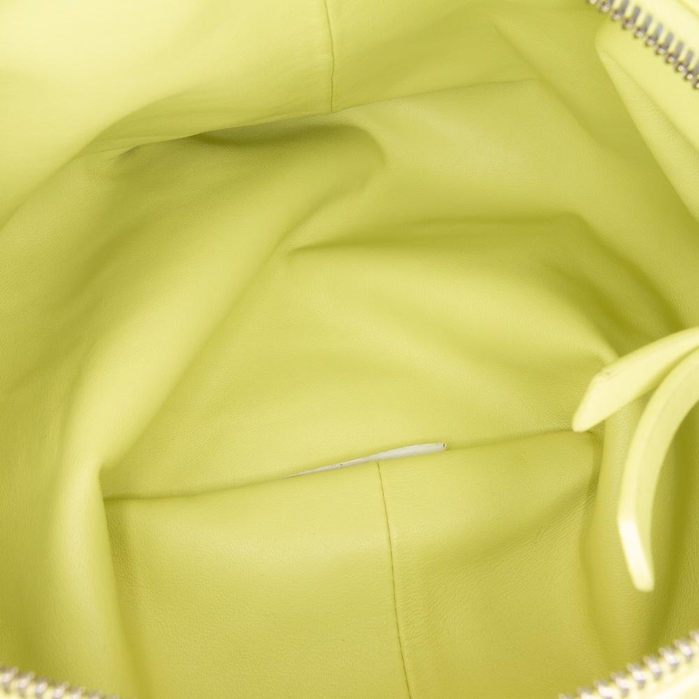 Bottega Veneta AB Bottega Veneta Green Light Green Calf Leather Mini skin Double Knot Italy