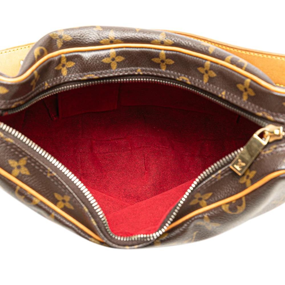 Louis Vuitton B Louis Vuitton Brown Monogram Canvas Canvas Monogram Croissant MM France