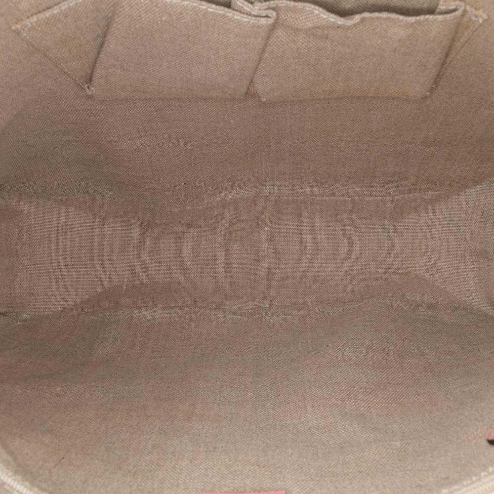 Gucci AB Gucci Pink Calf Leather Large Microguccissima Bree Shoulder Bag Italy