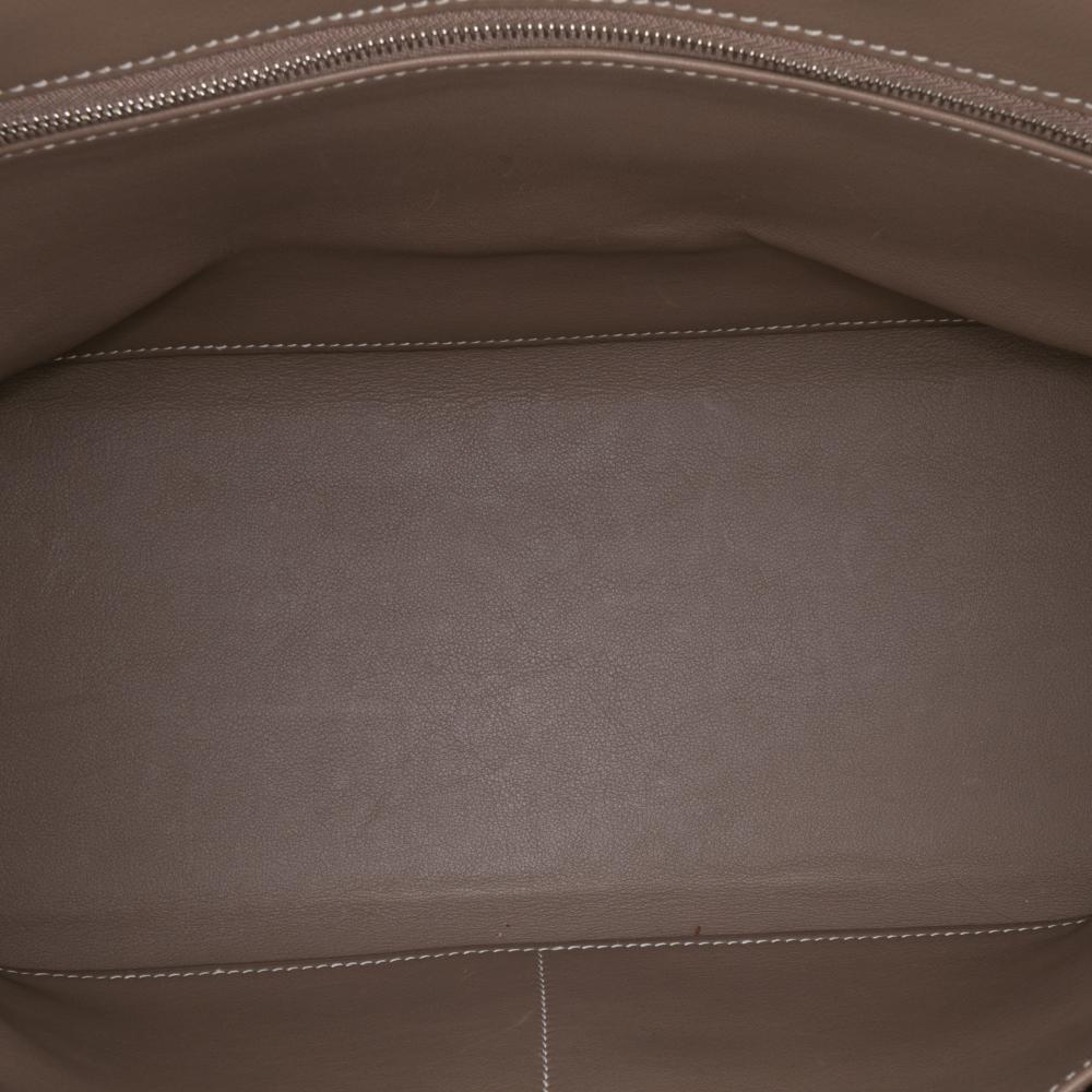 Hermès B Hermès Brown Taupe Calf Leather Swift Kelly II Retourne 35 France