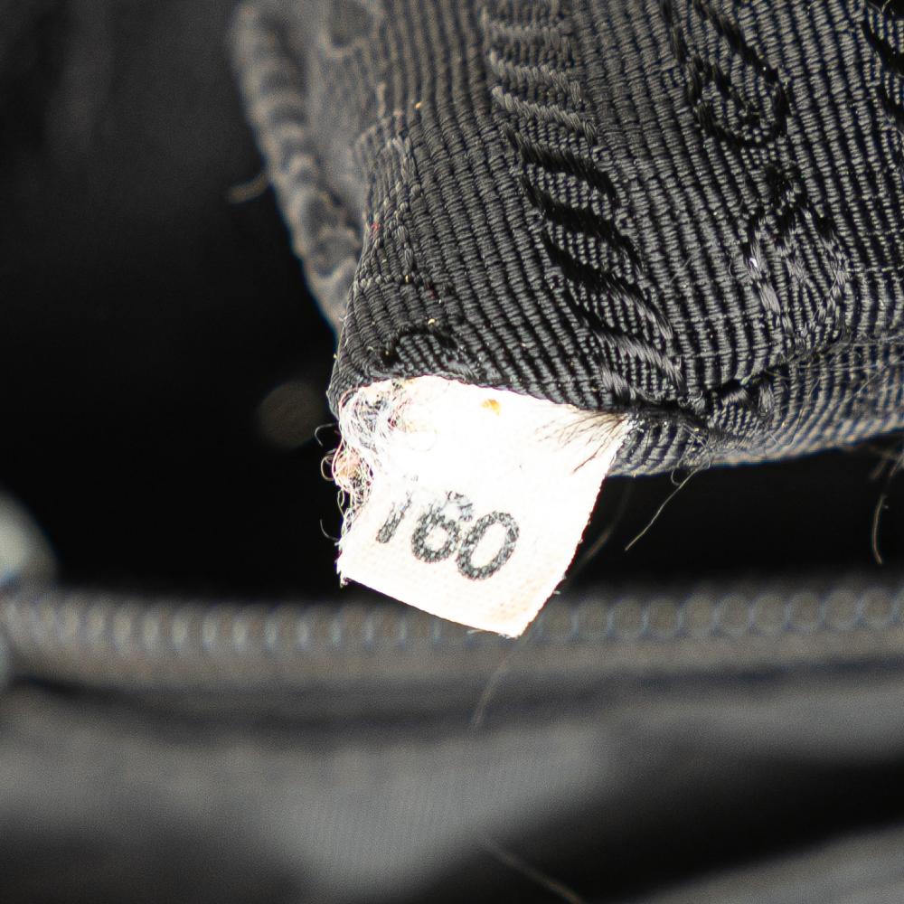 Prada B Prada Black Nylon Fabric Tessuto Zip Top Crossbody Italy