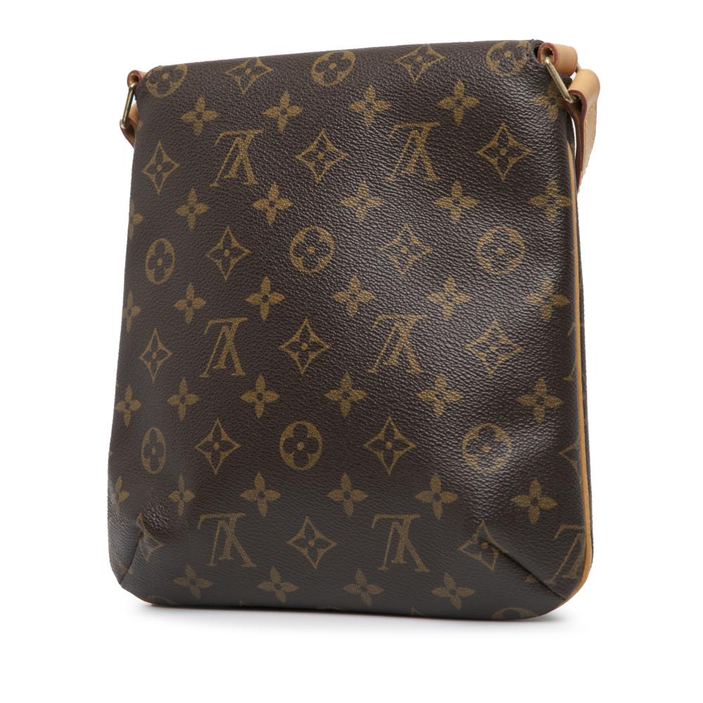 Louis Vuitton B Louis Vuitton Brown Monogram Canvas Fabric Monogram Musette Salsa PM Long Strap United States