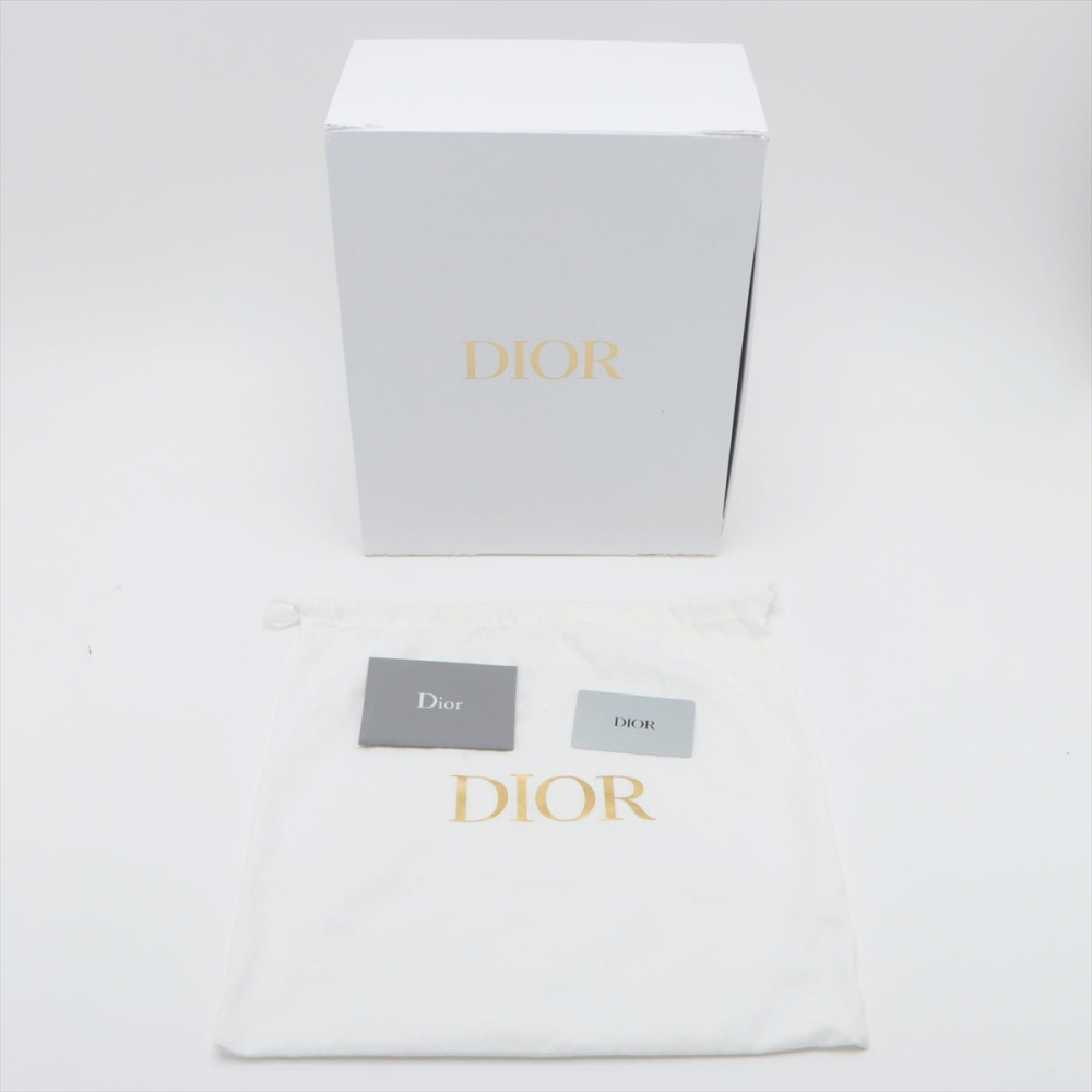 Christian Dior Lady Dior Small Lambskin Leather My ABCDior Cannage Tote Handbag Black