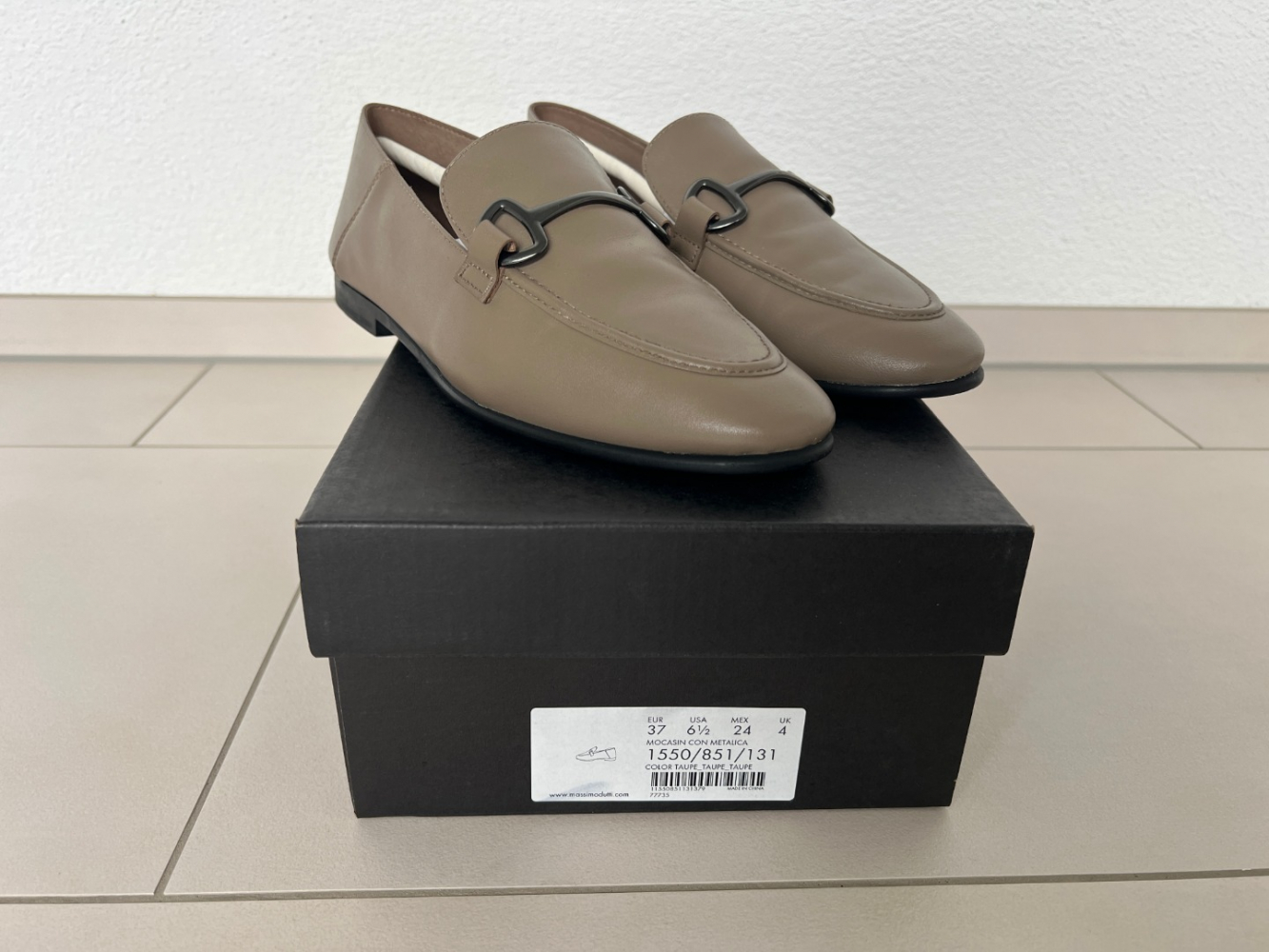 Massimo Dutti Mocassins en cuir