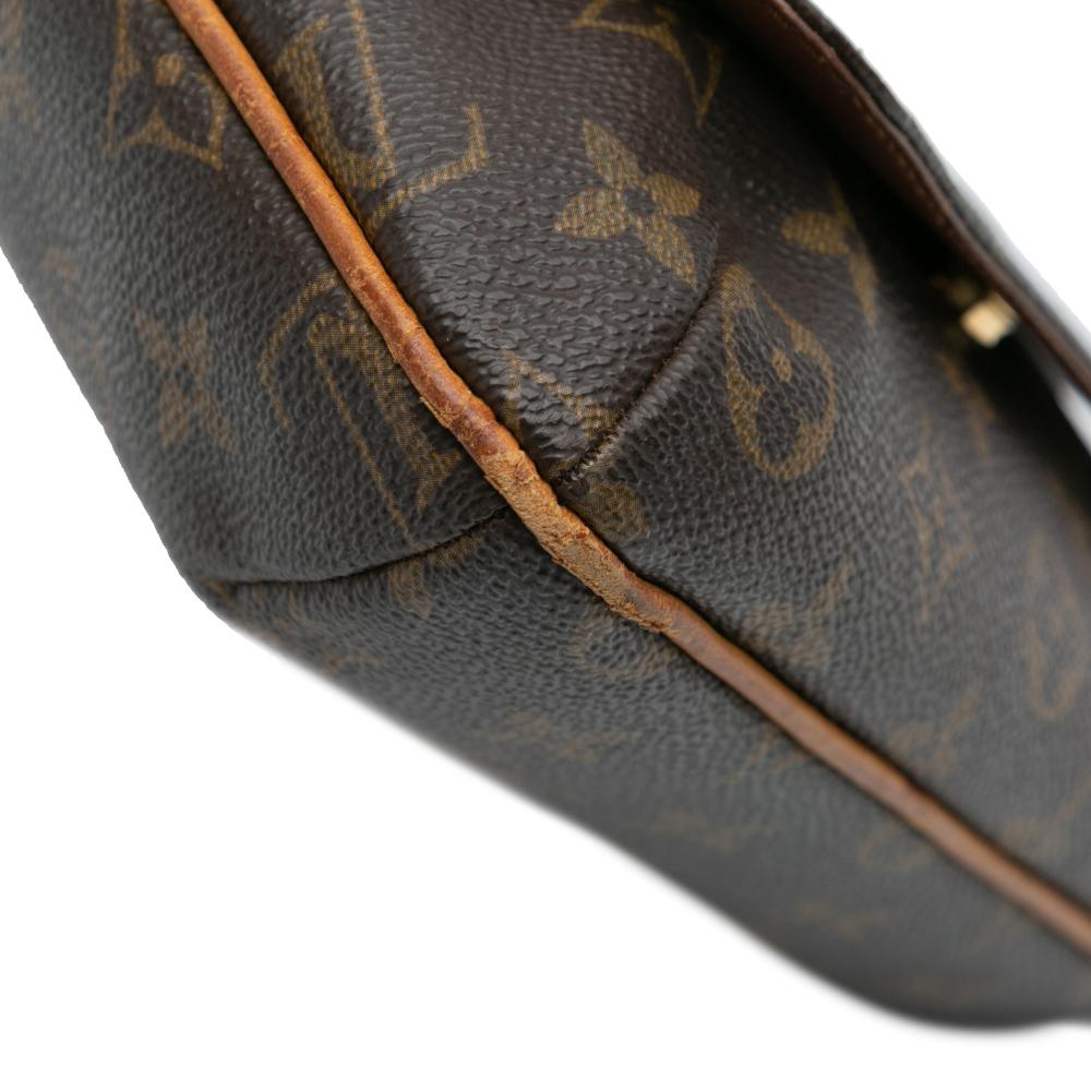 Louis Vuitton B Louis Vuitton Brown Monogram Canvas Fabric Monogram Musette Salsa Short Strap Spain