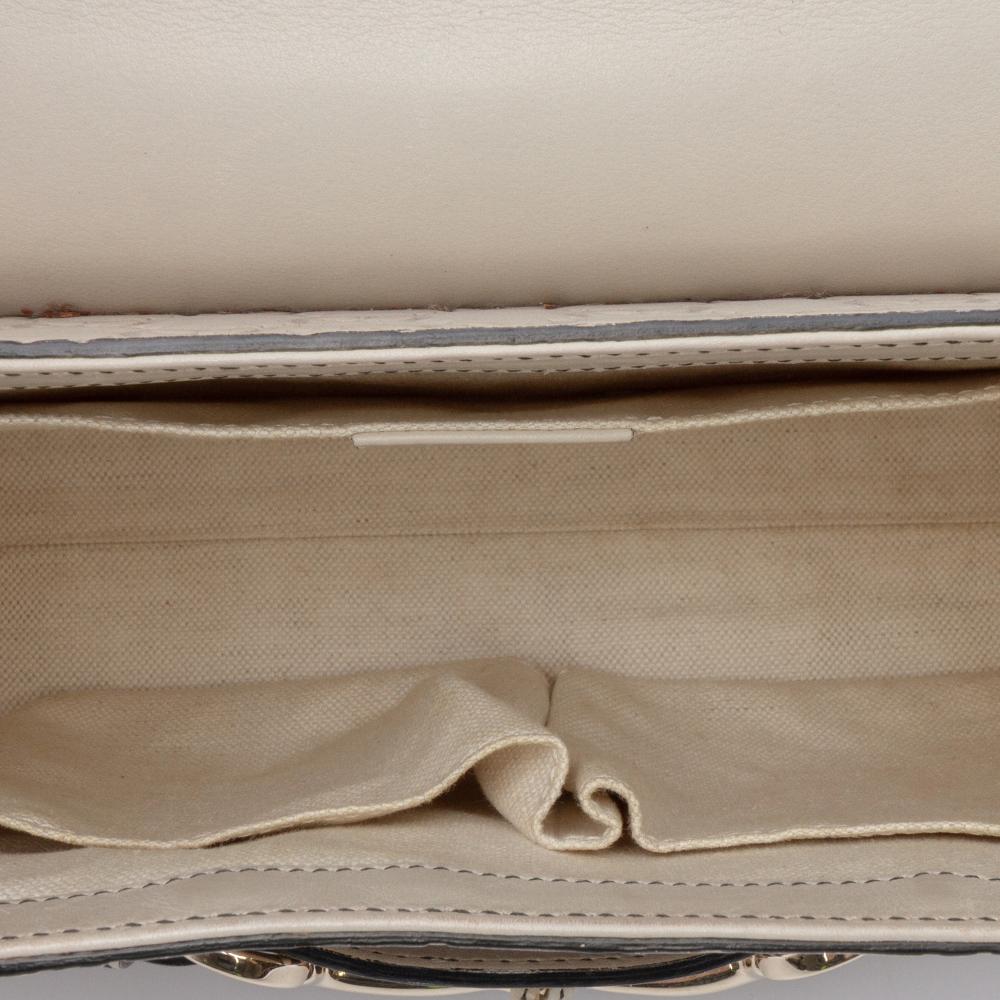 Gucci B Gucci Brown Beige Calf Leather Medium Guccissima Emily Shoulder Bag Italy