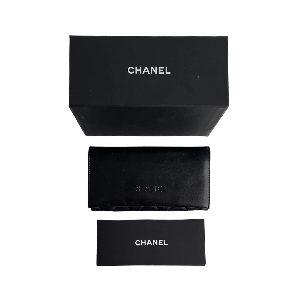 Chanel Chain Metal Sunglasses Black