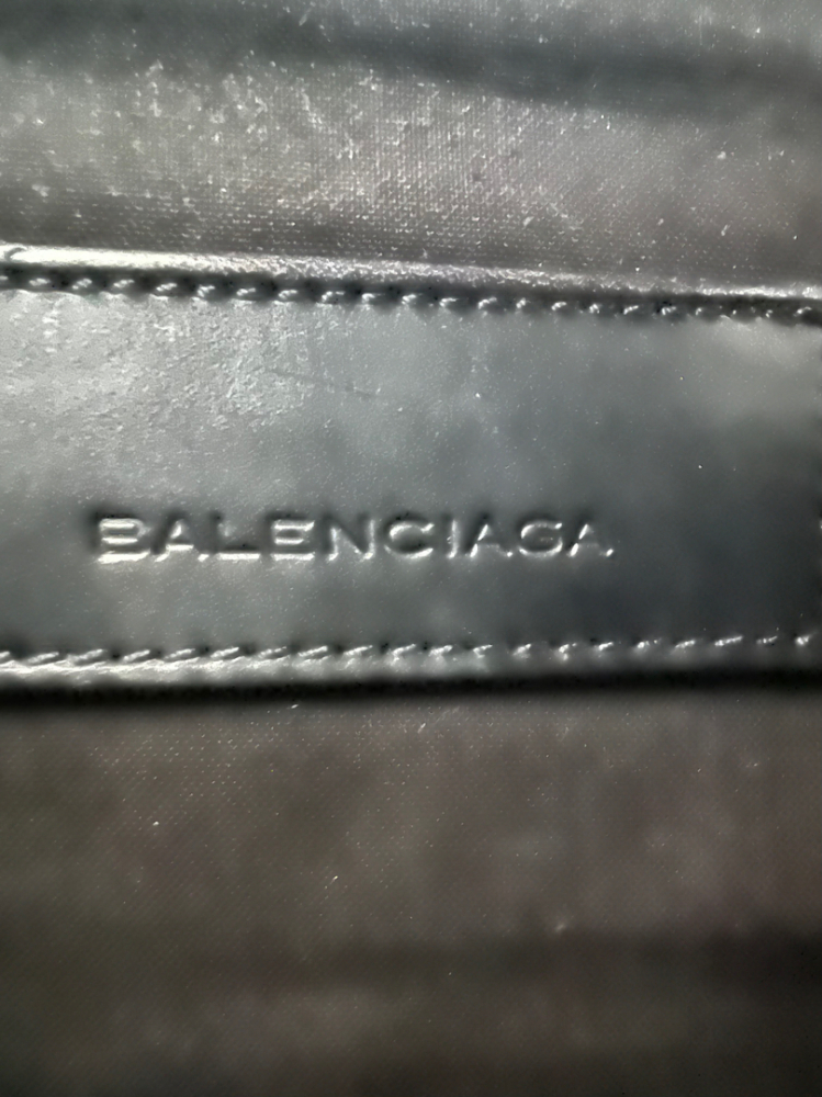 Balenciaga Black Suede Fringed City Bag