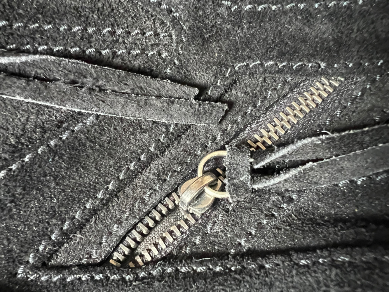 Balenciaga Black Suede Fringed City Bag