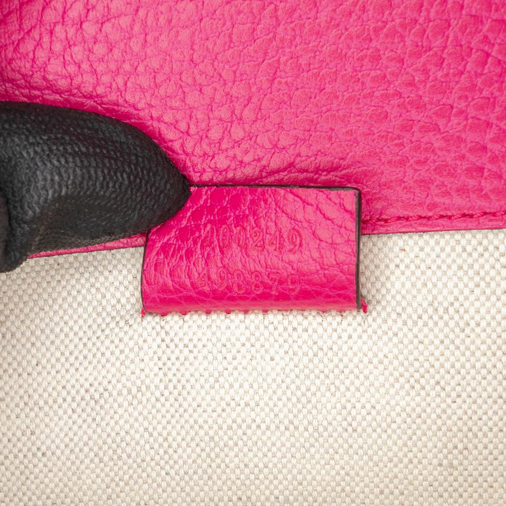 Gucci AB Gucci Pink Calf Leather Small Dionysus Shoulder Bag Italy