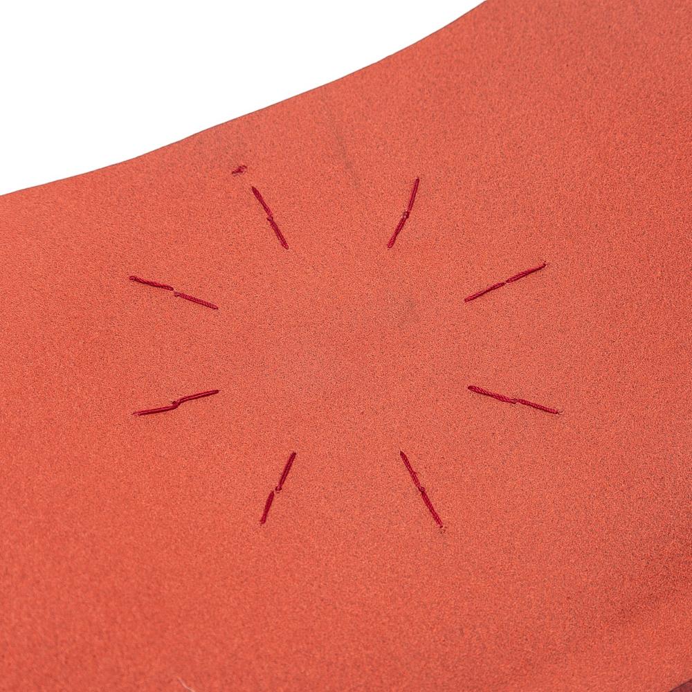 Gucci B Gucci Red Calf Leather Bamboo Convertible Top Handle Bag Italy