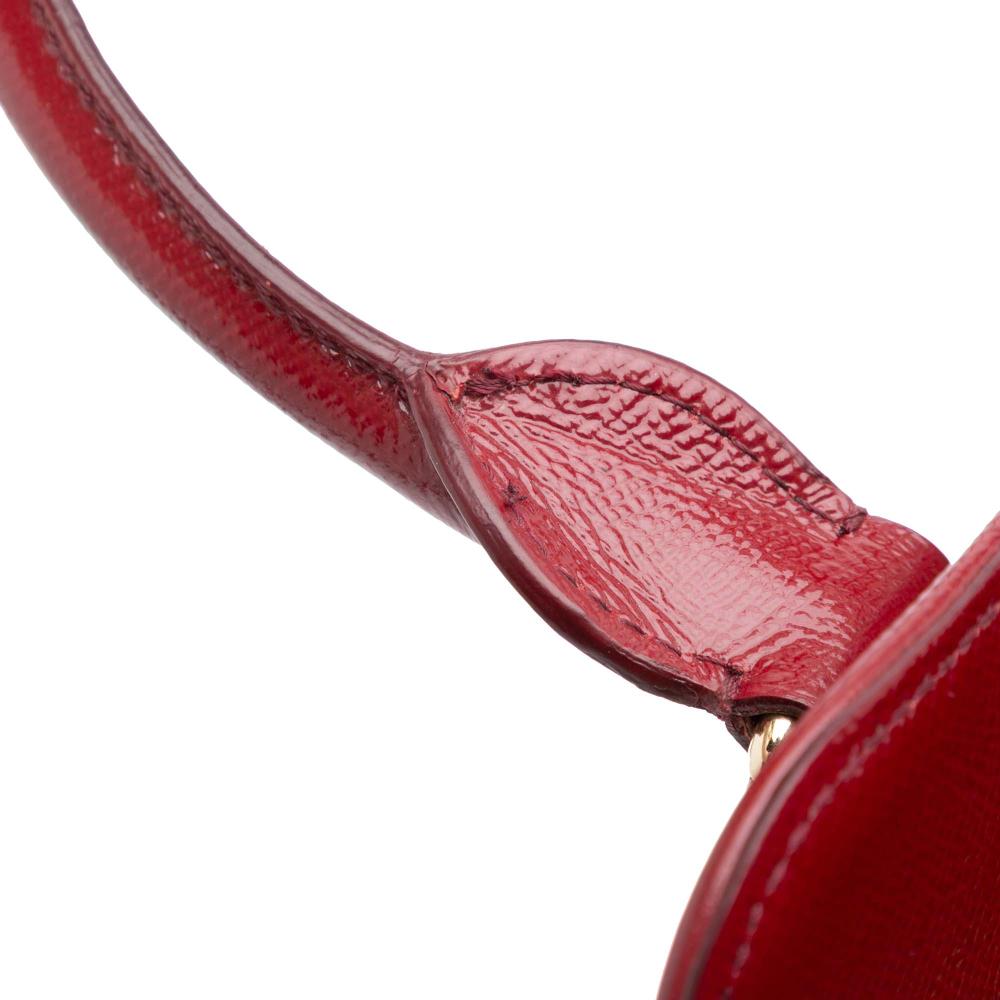 Burberry B Burberry Brown Beige with Red Coated Canvas Fabric Haymarket Check Minford Portrait Satchel Italy