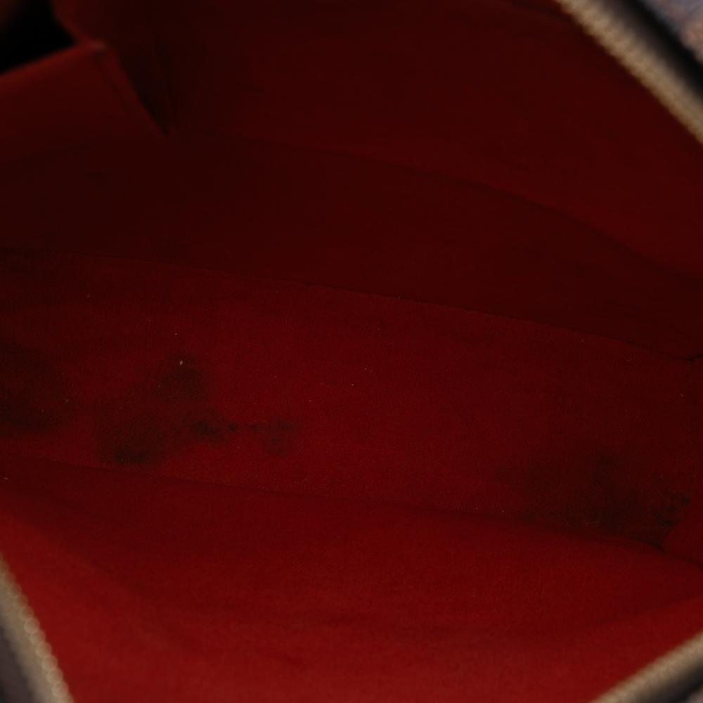 Louis Vuitton B Louis Vuitton Brown Damier Canvas Fabric Damier Ebene Ipanema GM France