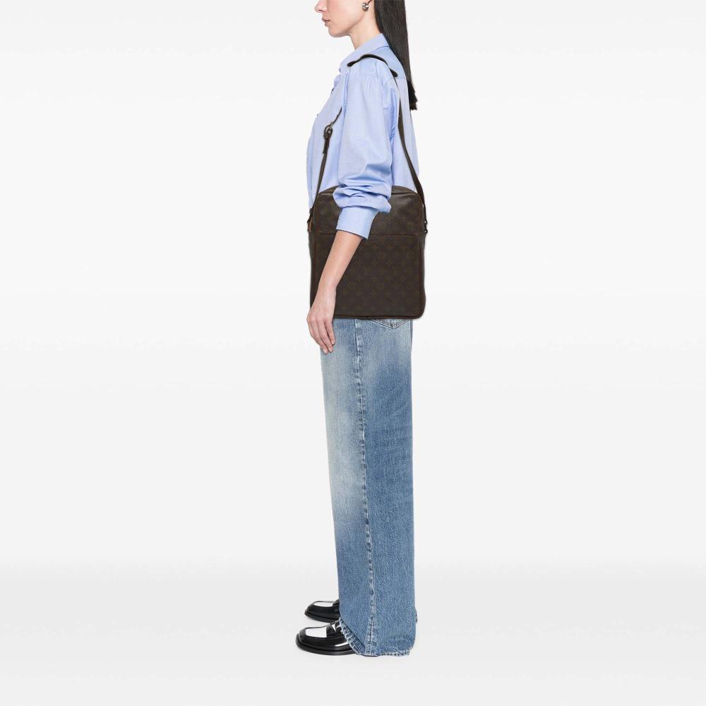 Louis Vuitton B Louis Vuitton Brown Monogram Canvas Fabric Monogram Marceau GM France