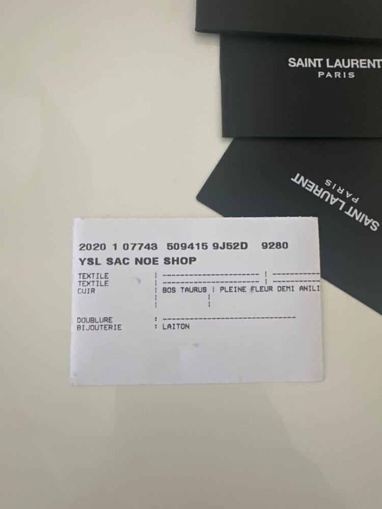 Yves Saint Laurent ligne Rive Gauche.