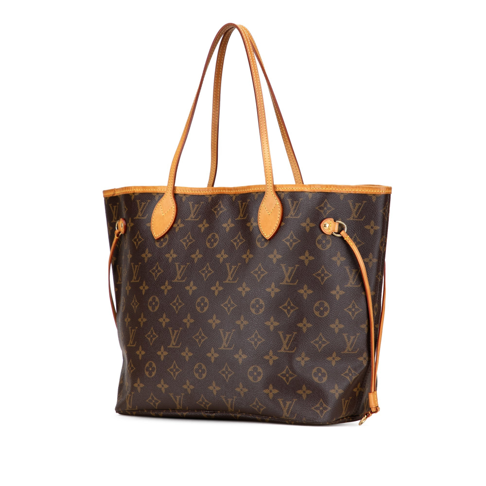Louis Vuitton Neverfull MM Canvas Pre-2013 Shopper Shoulder Bag Monogram