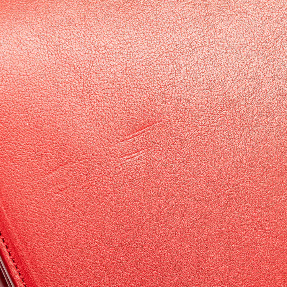 Saint Laurent Sac De Jour Small Leather Tote Handbag Red