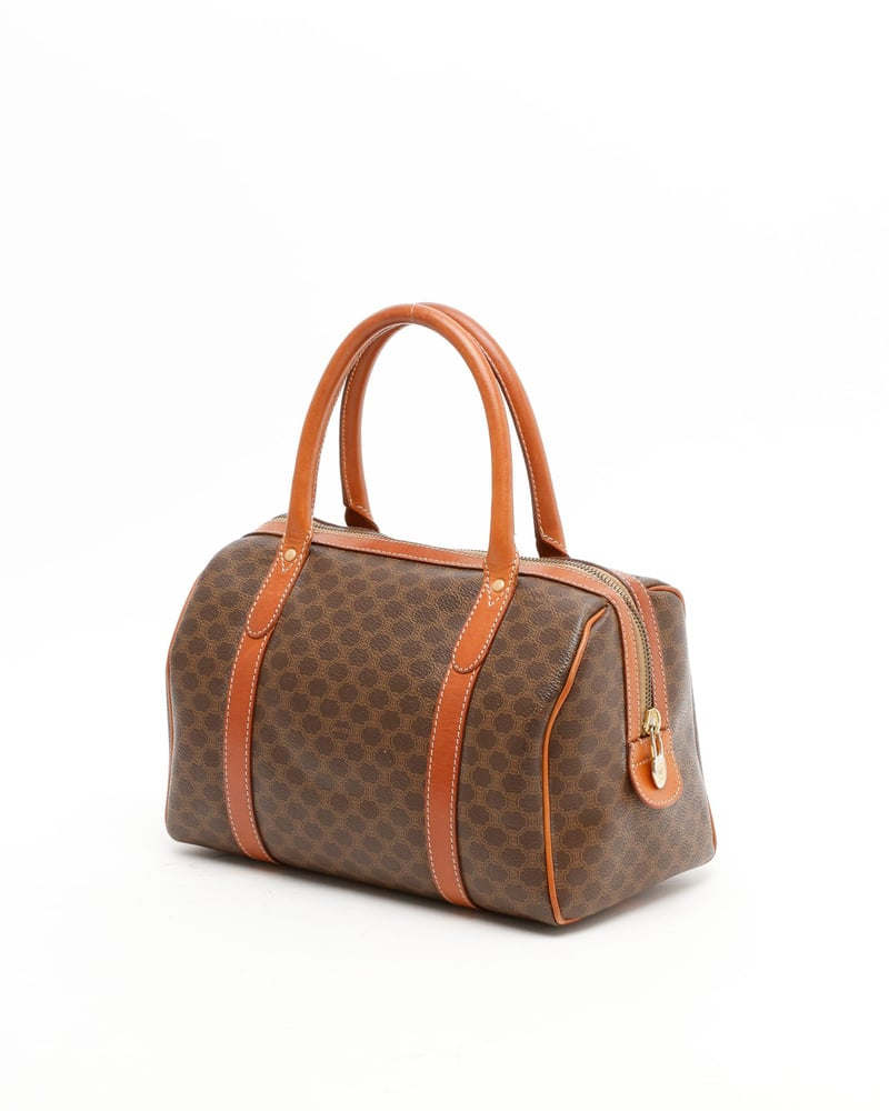 Celine Céline Macadam Boston Bag