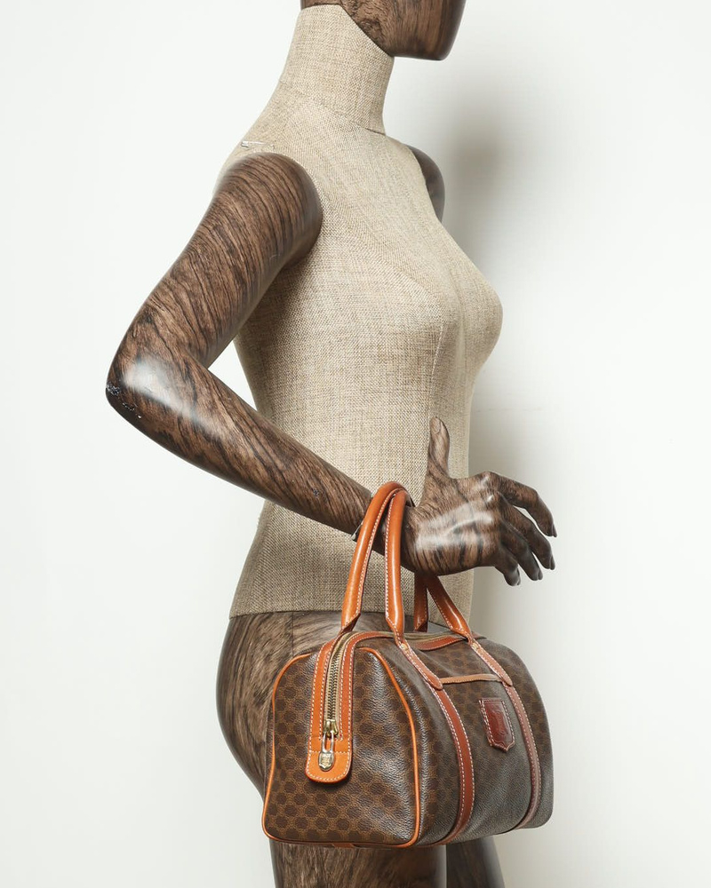 Celine Céline Macadam Boston Bag