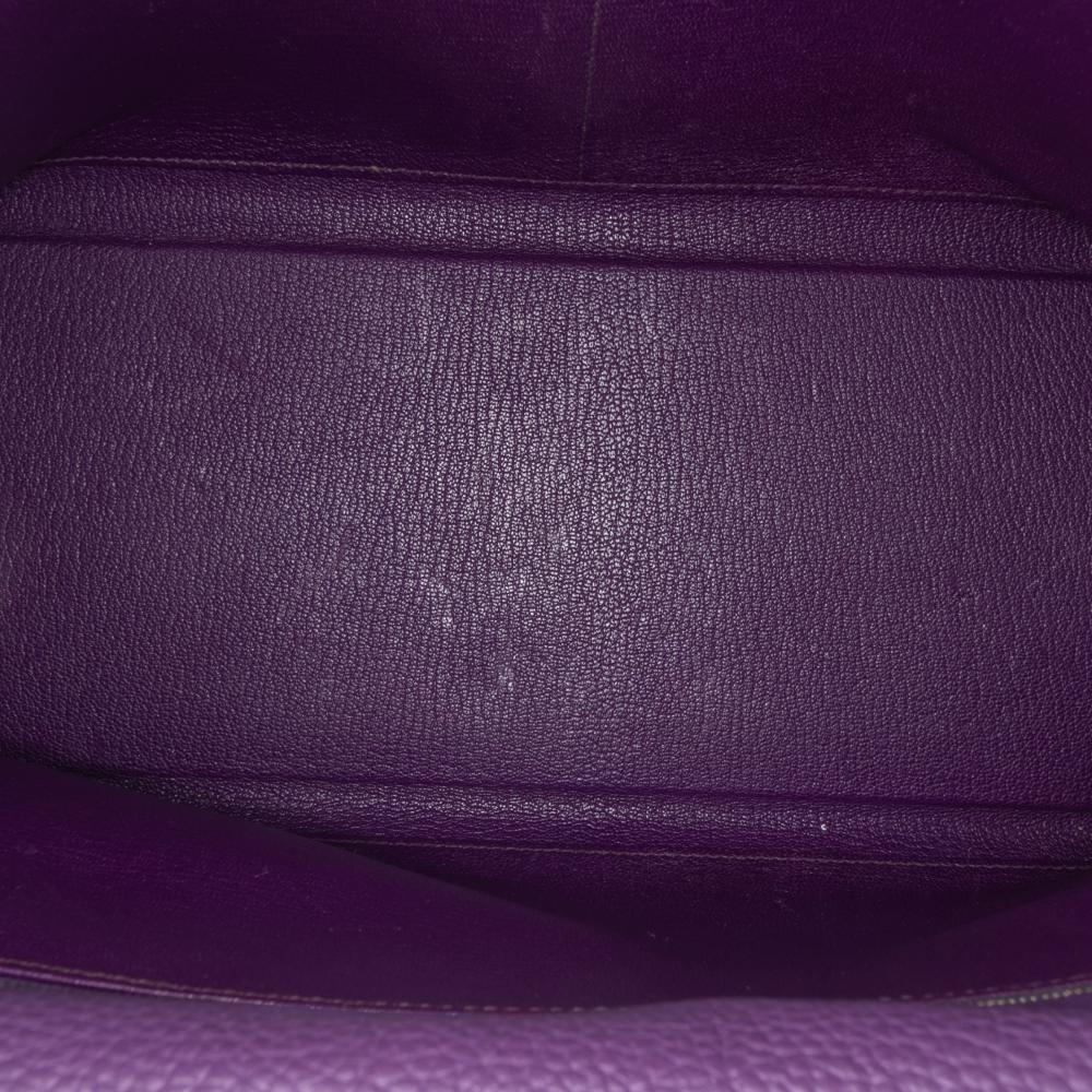 Hermès B Hermès Purple Violet Calf Leather Togo Kelly II Retourne 35 France