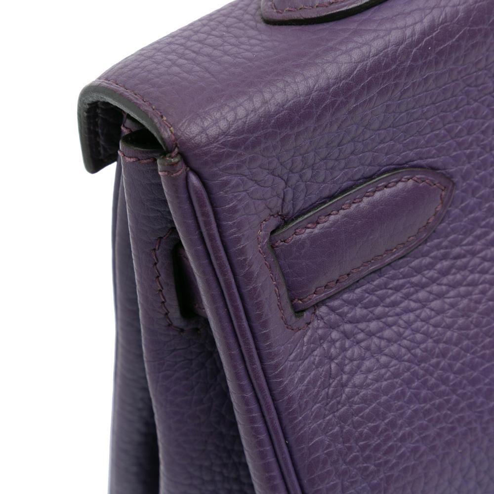 Hermès B Hermès Purple Violet Calf Leather Togo Kelly II Retourne 35 France