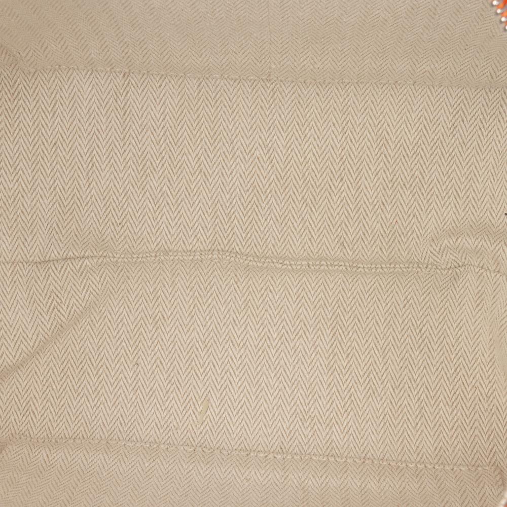 Hermès B Hermès Orange Dark Orange with Red Dark Red Canvas Fabric Small Toile Bride A Brac Case France