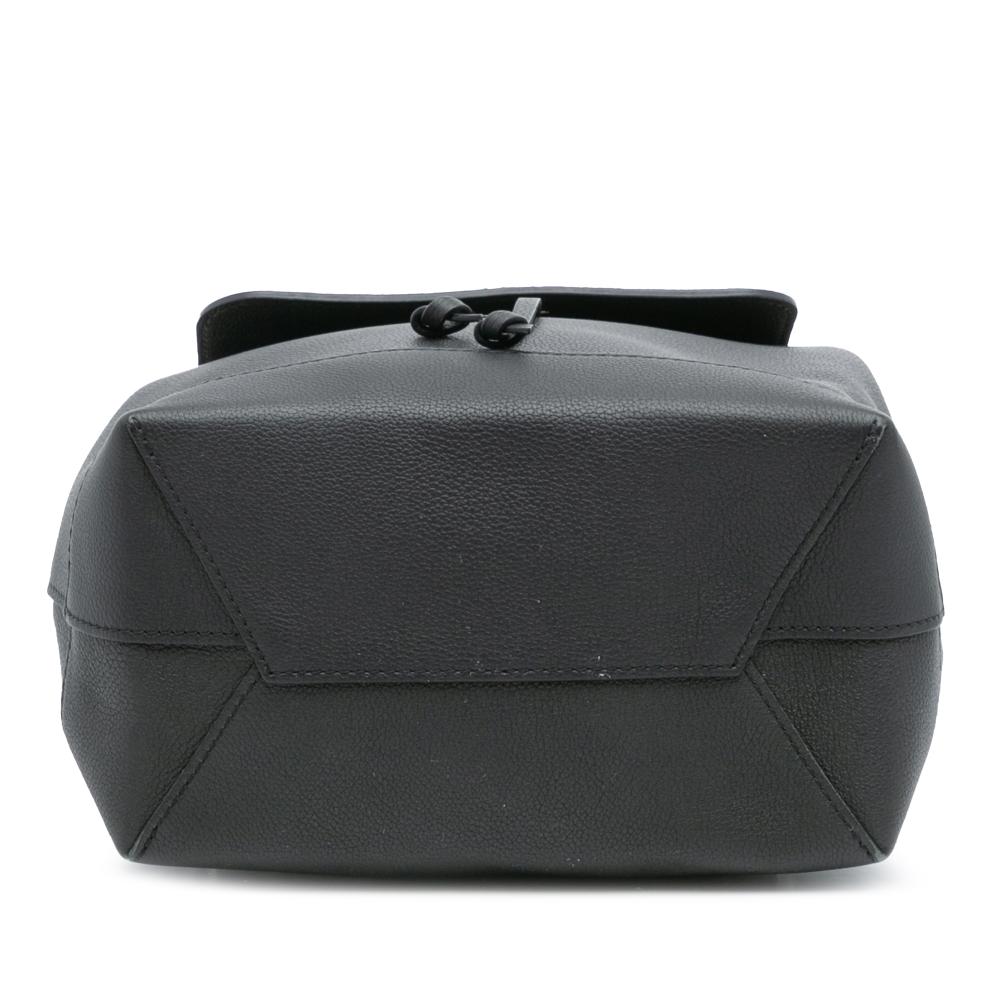 Louis Vuitton AB Louis Vuitton Black Calf Leather Taurillon Lockme Backpack France