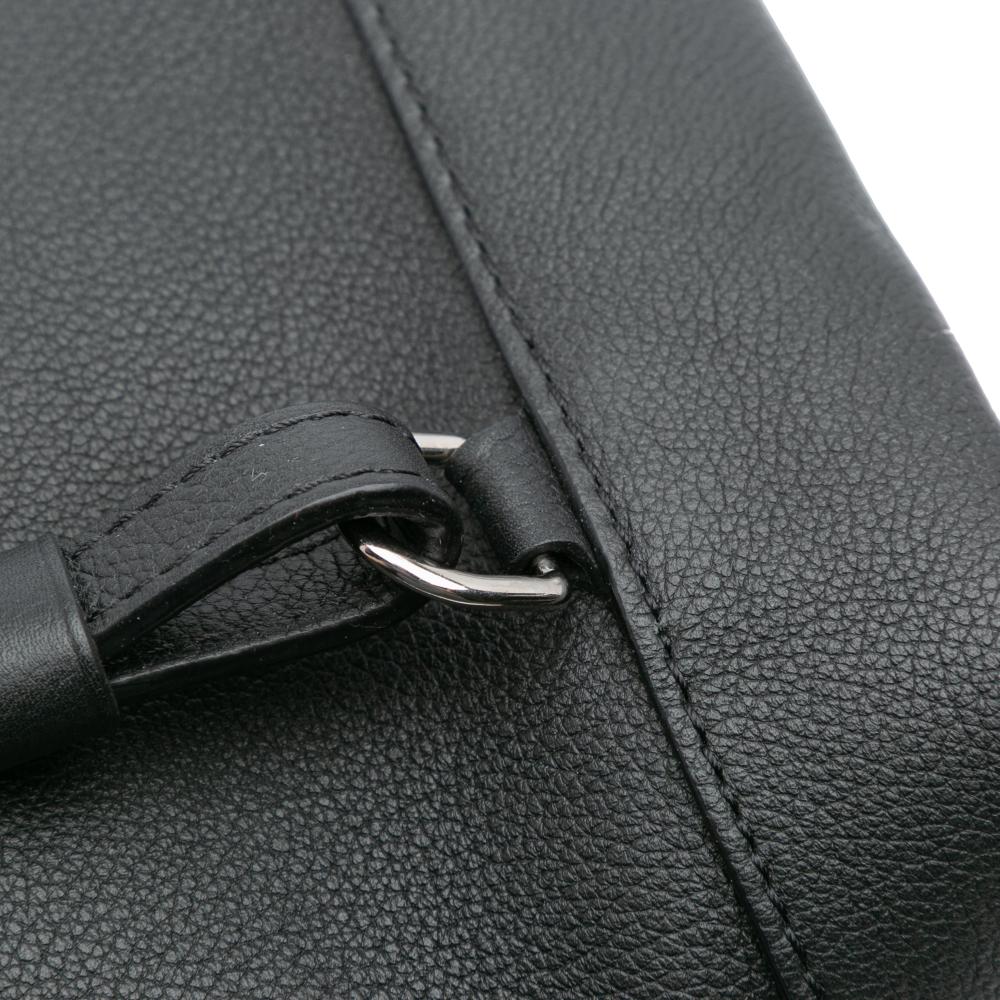 Louis Vuitton AB Louis Vuitton Black Calf Leather Taurillon Lockme Backpack France