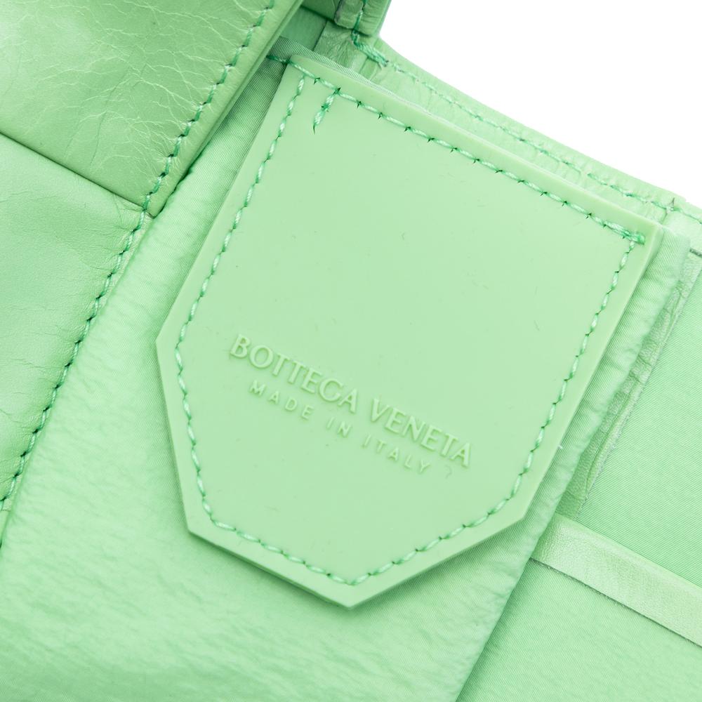 Bottega Veneta Green Extra Mini Nappa Intrecciato Cassette Crossbody Italy