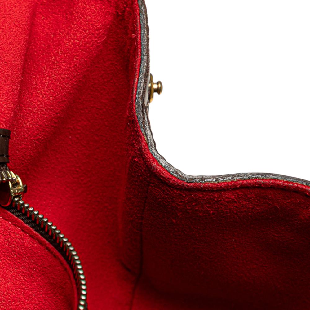 Louis Vuitton B Louis Vuitton Brown Damier Canvas Fabric Damier Ebene Hampstead MM France