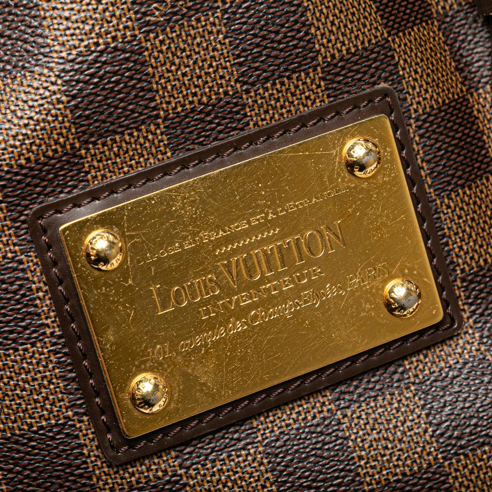 Louis Vuitton B Louis Vuitton Brown Damier Canvas Fabric Damier Ebene Hampstead MM France