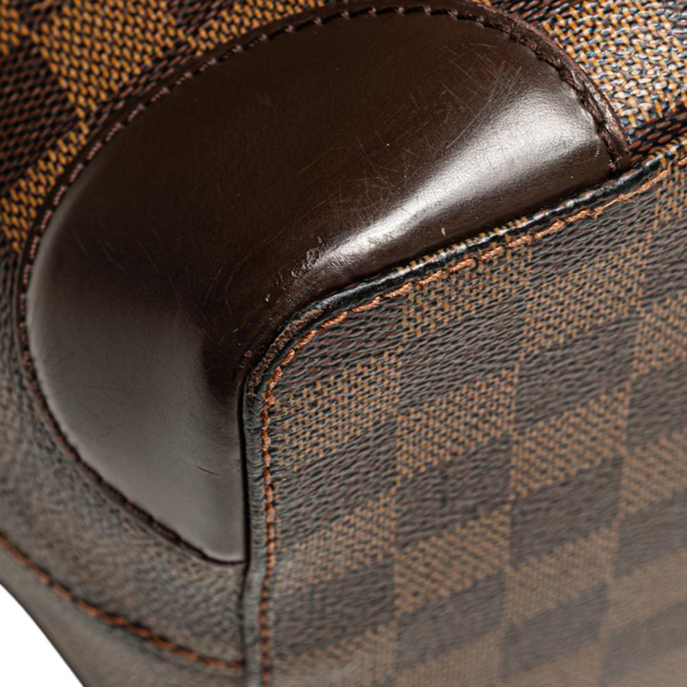 Louis Vuitton B Louis Vuitton Brown Damier Canvas Fabric Damier Ebene Hampstead MM France