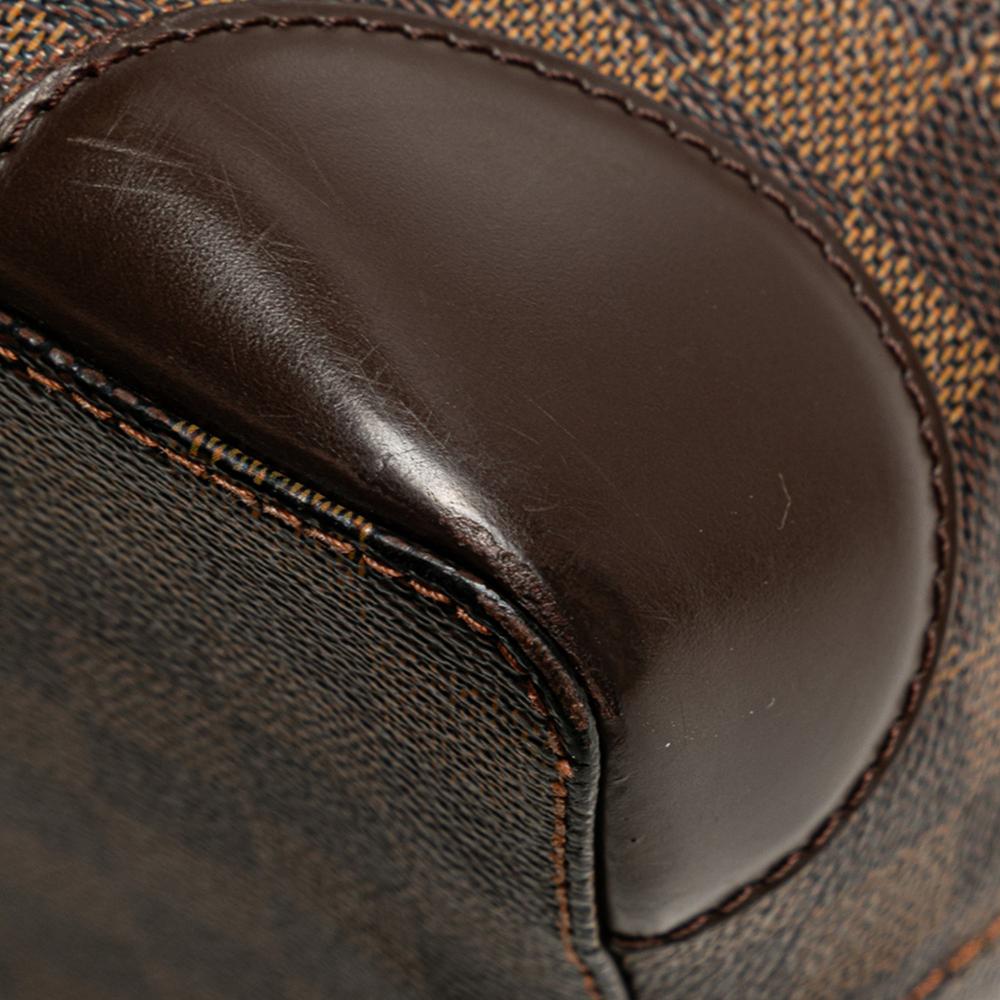 Louis Vuitton B Louis Vuitton Brown Damier Canvas Fabric Damier Ebene Hampstead MM France