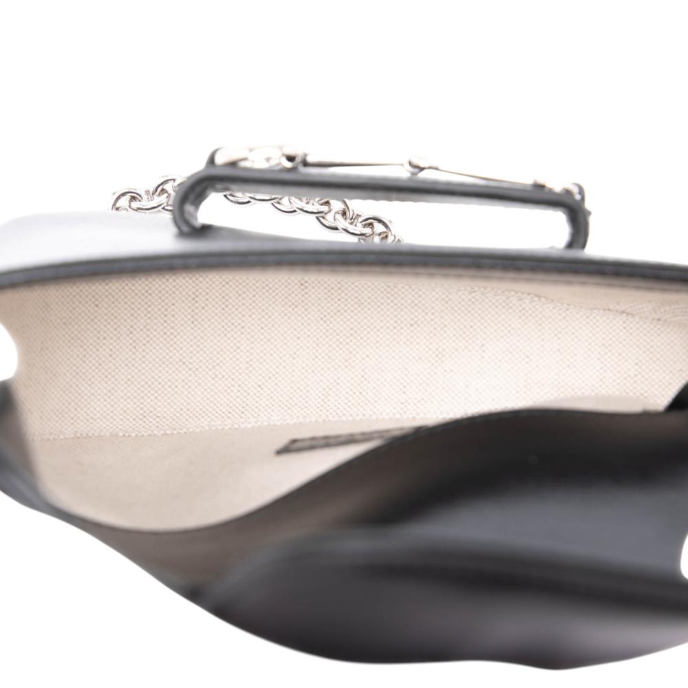 Gucci AB Gucci Brown Calf Leather Mini Asymmetric Horsebit 1955 Satchel Italy