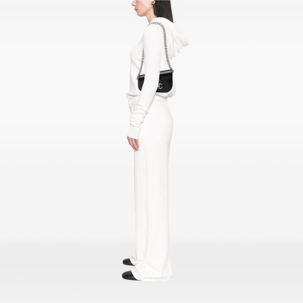 Gucci AB Gucci Brown Calf Leather Mini Asymmetric Horsebit 1955 Satchel Italy