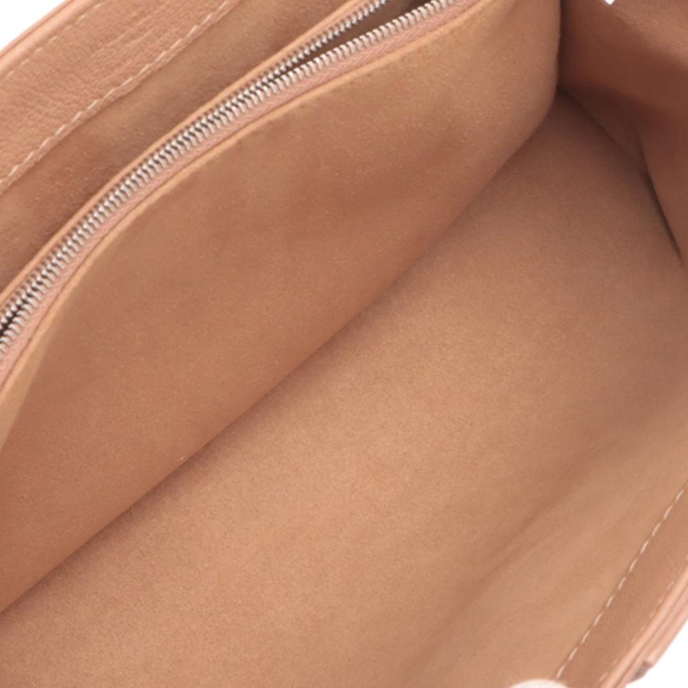 Louis Vuitton AB Louis Vuitton Brown Beige Calf Leather Monogram Very One Handle France