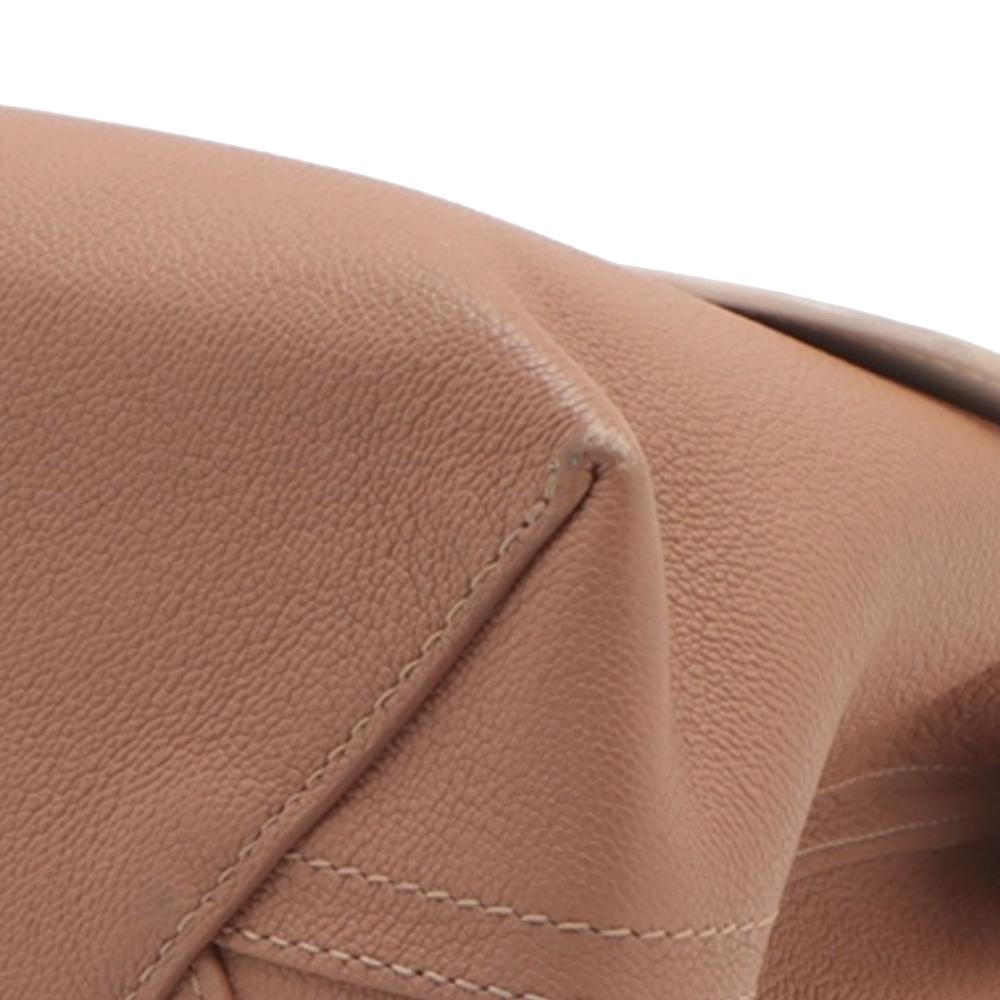 Louis Vuitton AB Louis Vuitton Brown Beige Calf Leather Monogram Very One Handle France