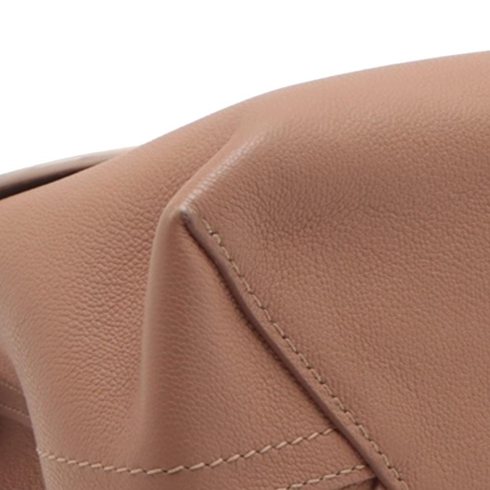 Louis Vuitton AB Louis Vuitton Brown Beige Calf Leather Monogram Very One Handle France