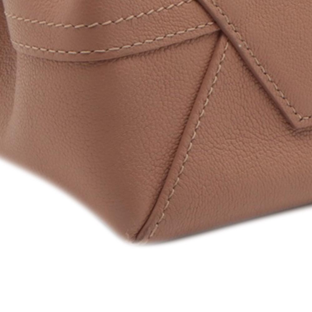 Louis Vuitton AB Louis Vuitton Brown Beige Calf Leather Monogram Very One Handle France