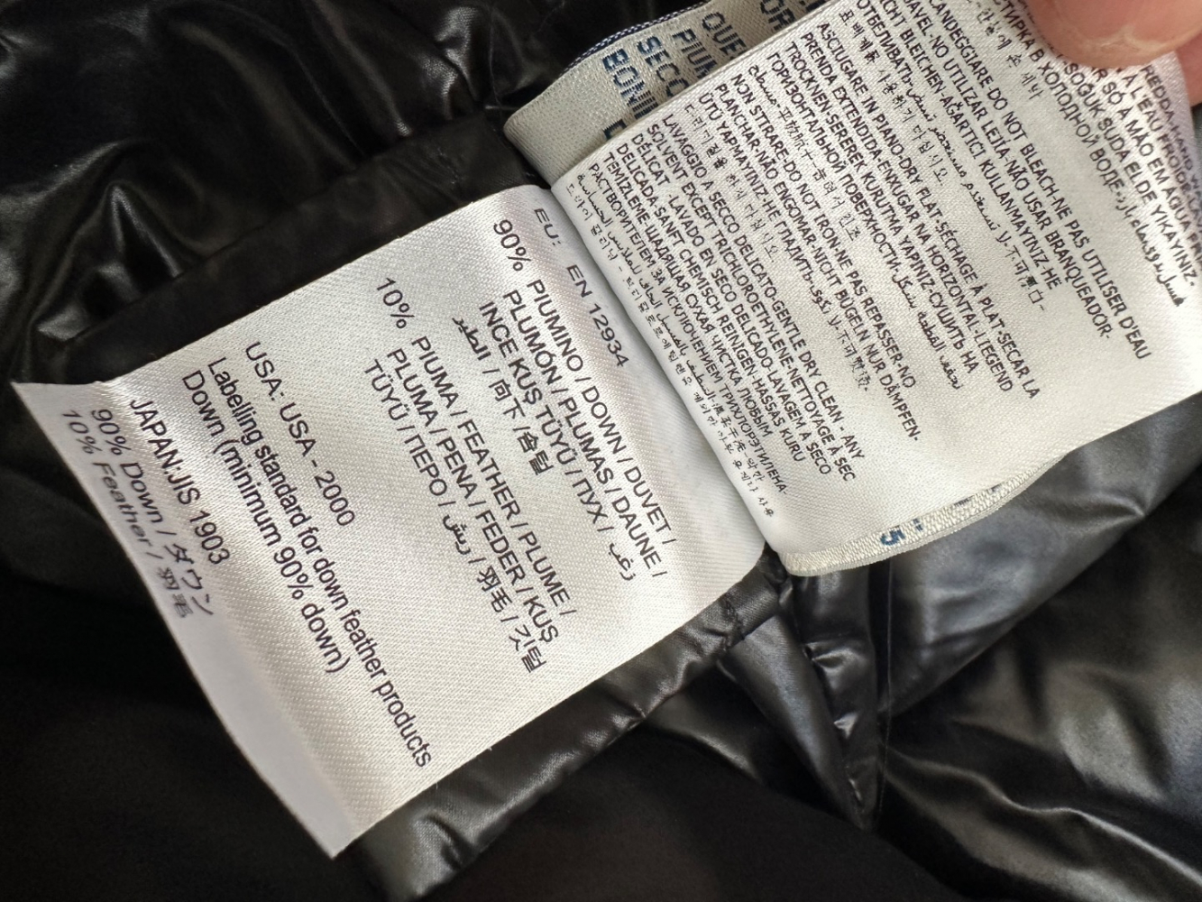 Moncler Langer Daunenmantel